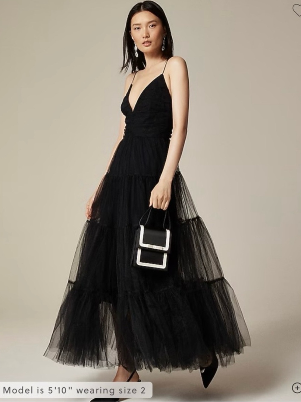 J. Crew Strappy Tulle Gown -NWT